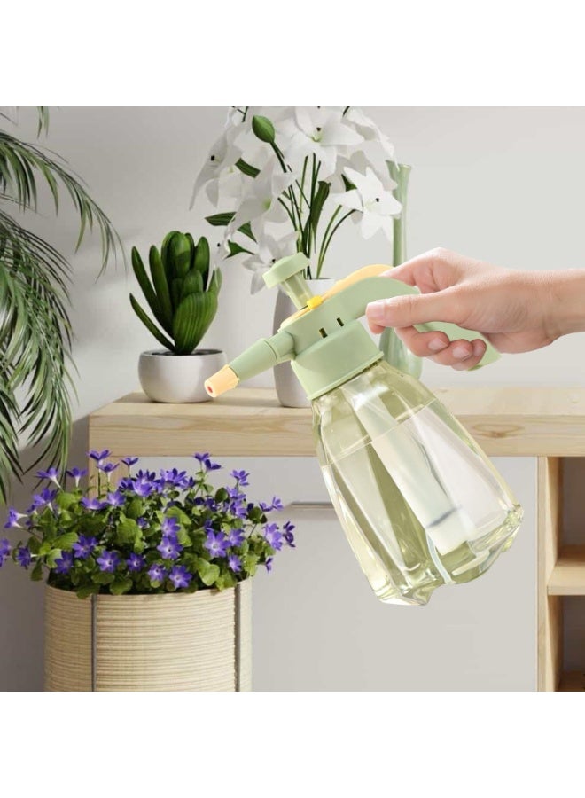 OSHIMA Plant Spray Bottle, 1.5L Water Spray Bottle, Pump Pressure Plant Watering Spray, Multi-Purpose Hand Sprayer for Lawn, Garden, Adjustable Nozzle (Green) - Image 3